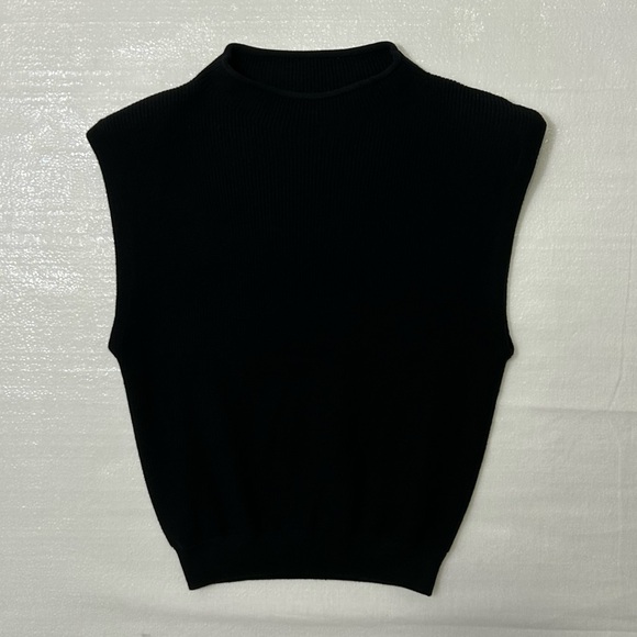 Ellison Collection Womens Size Small Black Mock Neck Sweater Top - Picture 2 of 9